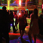 Laser star fields change in time with the beat of your wedding music.